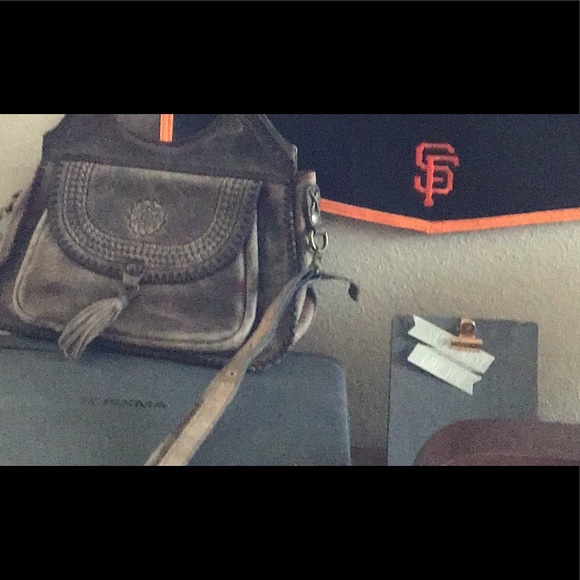 PATRICIA NASH Beaumont Artesian Tooled Leather Crossbody Bag Handbag - Picture 14 of 16